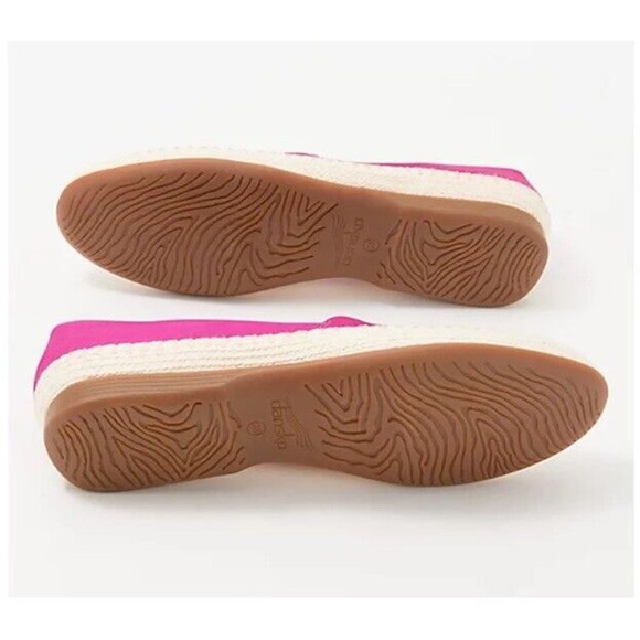 New Dansko Womens Leather Lesley Espadrille Slip-Ons Fuchsia Pink EU 39 US 8.5-9 - Picture 3 of 8